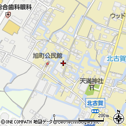 福岡県大川市北古賀126周辺の地図