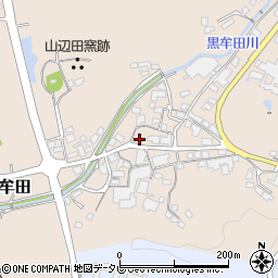 佐賀県西松浦郡有田町黒牟田周辺の地図