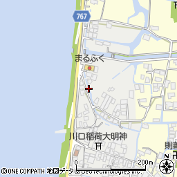 本町新田大川線周辺の地図