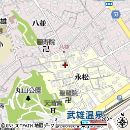 武雄富岡郵便局 ＡＴＭ周辺の地図
