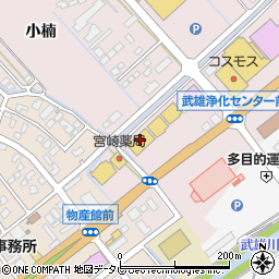 シュープラザ武雄店周辺の地図