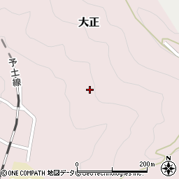 高知県高岡郡四万十町大正周辺の地図