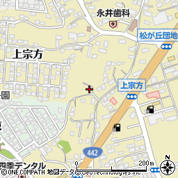 大分県大分市上宗方1116周辺の地図