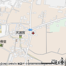 福岡県筑後市上北島551-2周辺の地図