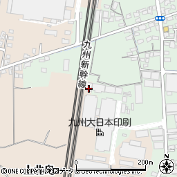 福岡県筑後市上北島588周辺の地図