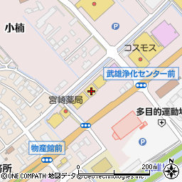 洋服の青山アクロスプラザ武雄店周辺の地図