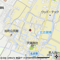 福岡県大川市北古賀76周辺の地図