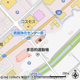 杵藤地区消防本部　救急医療情報周辺の地図