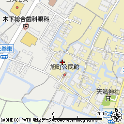 福岡県大川市北古賀148周辺の地図