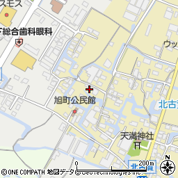 福岡県大川市北古賀182周辺の地図