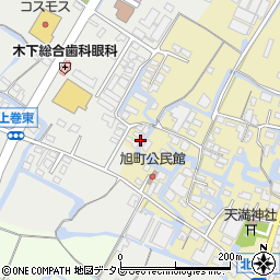 福岡県大川市北古賀141周辺の地図