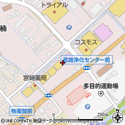ドコモショップ武雄店周辺の地図
