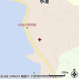 宇和島市立小池公民館周辺の地図
