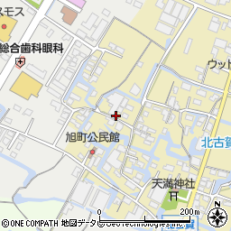 福岡県大川市北古賀184周辺の地図