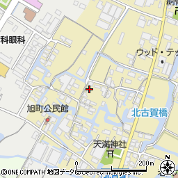 福岡県大川市北古賀176周辺の地図