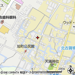 福岡県大川市北古賀178周辺の地図
