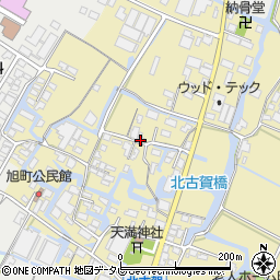 福岡県大川市北古賀165周辺の地図
