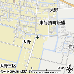 佐賀県佐賀市東与賀町大字飯盛1872周辺の地図
