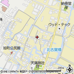 福岡県大川市北古賀164周辺の地図