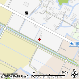 福岡県大川市荻島125周辺の地図