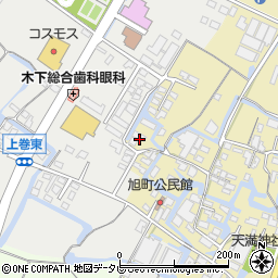 福岡県大川市北古賀145周辺の地図