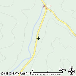 愛媛県北宇和郡松野町富岡1288周辺の地図