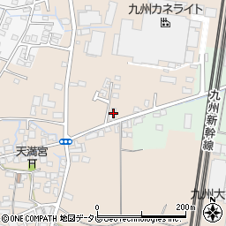 福岡県筑後市上北島1143周辺の地図