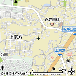 大分県大分市上宗方1161周辺の地図