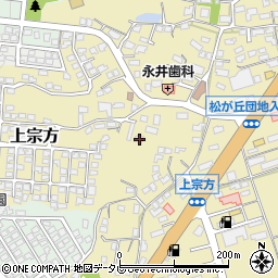 大分県大分市上宗方1158周辺の地図