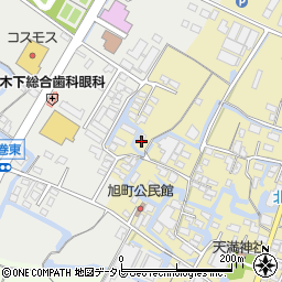 福岡県大川市北古賀189周辺の地図