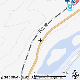 高知県四万十市西土佐半家84周辺の地図