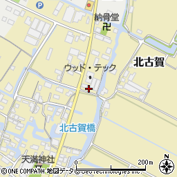 福岡県大川市北古賀263周辺の地図