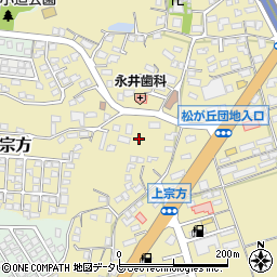 大分県大分市上宗方1147周辺の地図