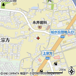 大分県大分市上宗方1146周辺の地図