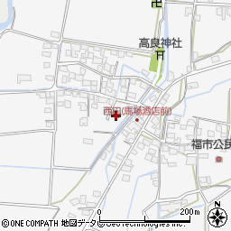 西田公民館周辺の地図