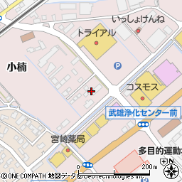 佐賀県武雄市小楠周辺の地図