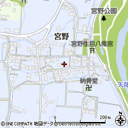 〒834-0032 福岡県八女市宮野の地図