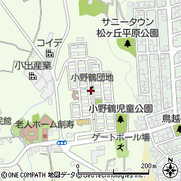 大分県大分市小野鶴（小野鶴市営住宅）周辺の地図