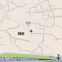 大分県大分市横尾岡原周辺の地図