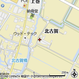 福岡県大川市北古賀397周辺の地図