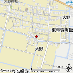 佐賀県佐賀市東与賀町大字飯盛2154周辺の地図