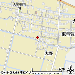 佐賀県佐賀市東与賀町大字飯盛2162周辺の地図