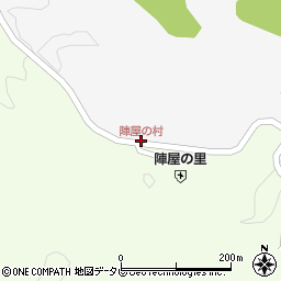 陣屋の村周辺の地図