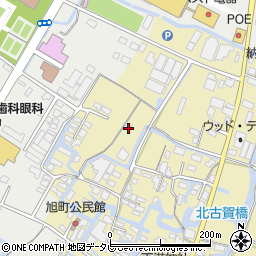 福岡県大川市北古賀231周辺の地図