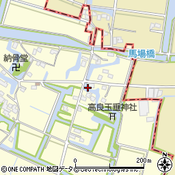 福岡県大川市下牟田口1192-1周辺の地図