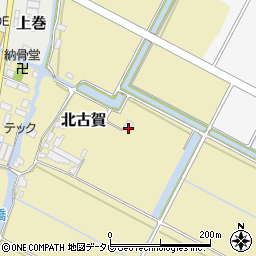 福岡県大川市北古賀402周辺の地図