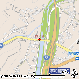 寄松橋周辺の地図