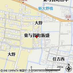 佐賀県佐賀市東与賀町大字飯盛1833周辺の地図