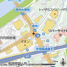 宮崎周辺の地図