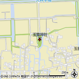 玉垂神社周辺の地図